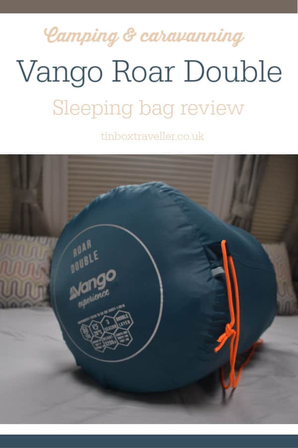 [AD] A review of the Vango Roar Double sleeping bag which we used in a caravan and tent. Find out which holidays it is most suitable for and what it's like #Vango #sleepingbag #camping #caravanning #caravan #accessories #sleeping #equipment #camp #travel #travelblog #essentials 
