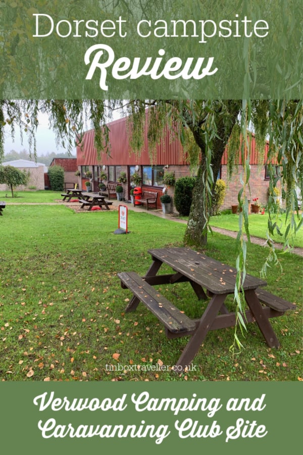 [AD] A review of Verwood Camping and Caravanning Club Site - a campsite in Dorset, England - including onsite facilities and things to do with kids close by. We were invited to stay and review this campsite in Dorset #travel #travelblog #familytravel #camping #holiday #campervan #Dorset #England #UK #TinBoxTraveller #Camping andCaravanningClub #campsite #familyholiday