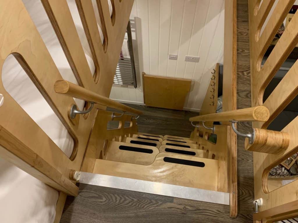 Stairs in lodge