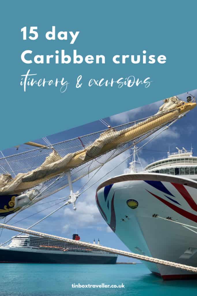 A day by day diary of our winter sun cruise on P&O Azura in the Eastern Caribbean, including the itinerary, what to expect & our recommended excursions #travel #cruise #Caribbean #cruising #tips #travelblog #luxury #holiday #wintersun #sunshine #P&OCruises #P&O