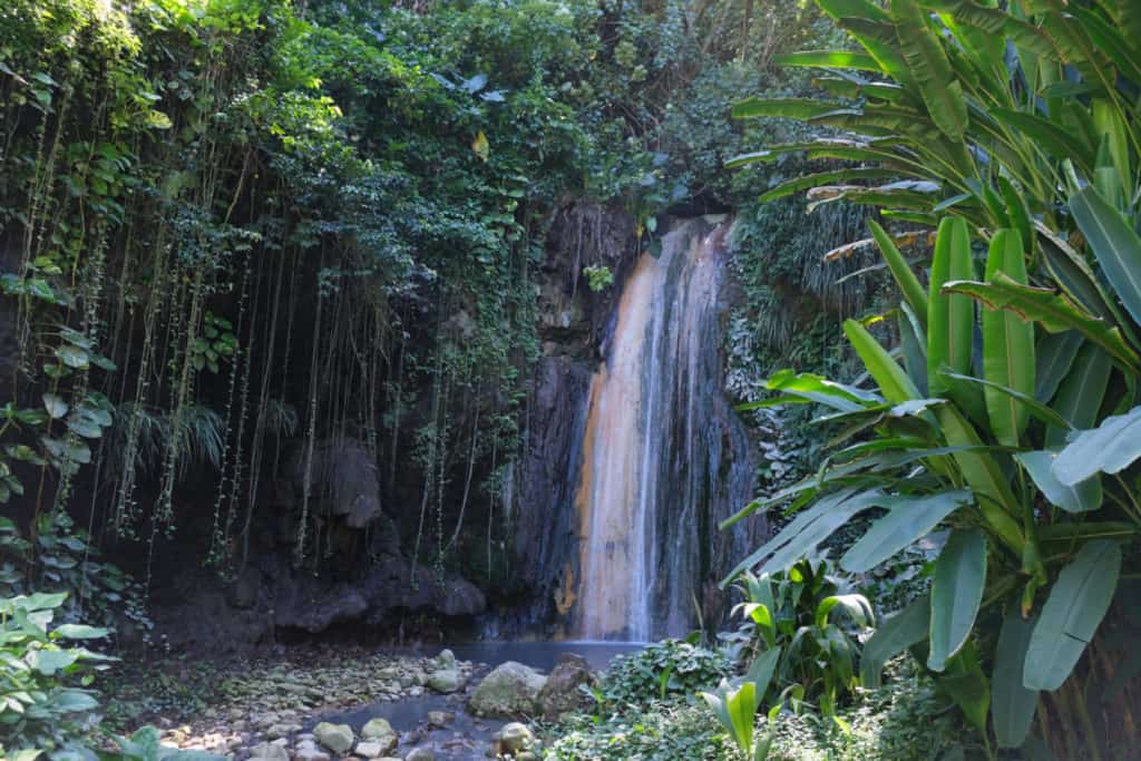 Diamond waterfall in St Lucia