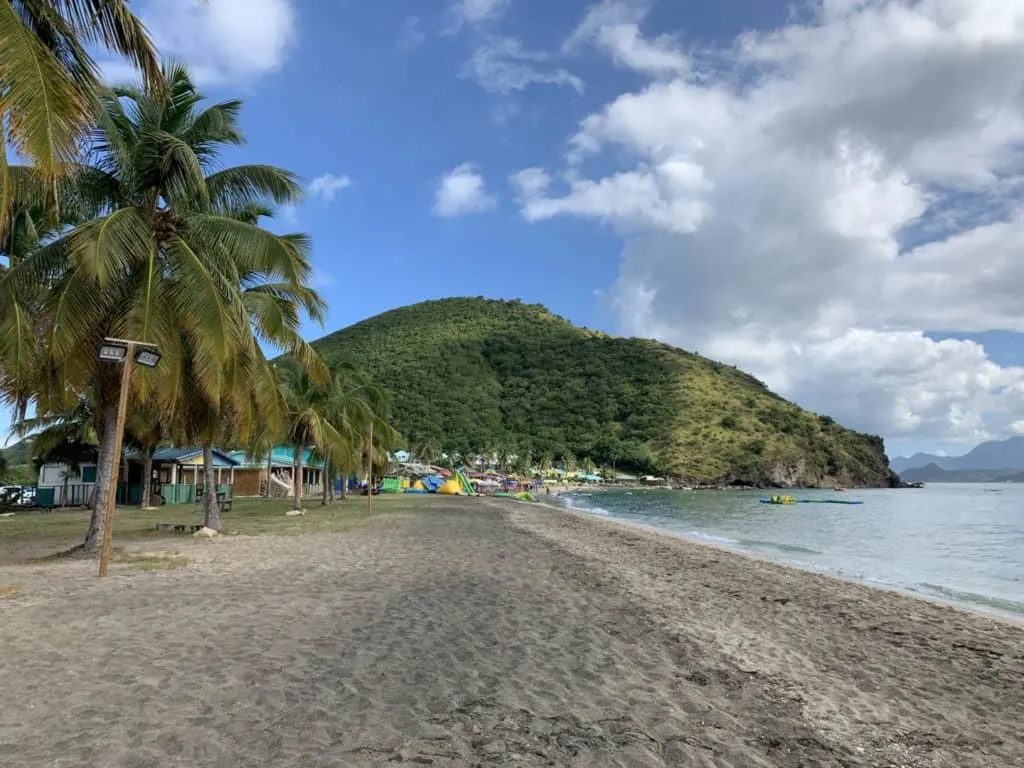 Frigate Bay beach in St Kitts