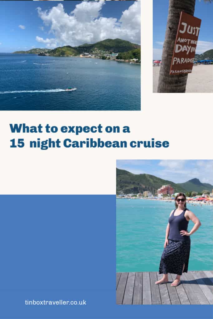A day by day diary of our winter sun cruise on P&O Azura in the Eastern Caribbean, including the itinerary, what to expect & our recommended excursions #travel #cruise #Caribbean #cruising #tips #travelblog #luxury #holiday #wintersun #sunshine #P&OCruises #P&O