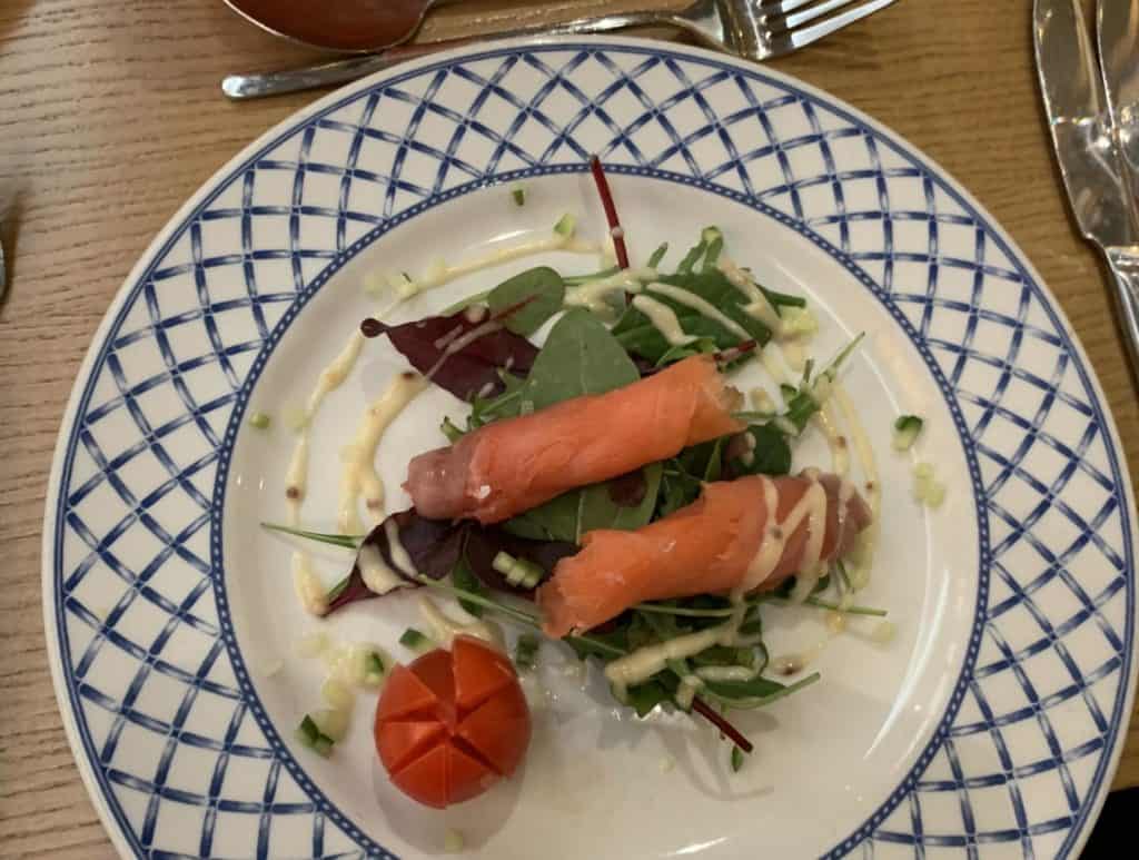 Salmon starter