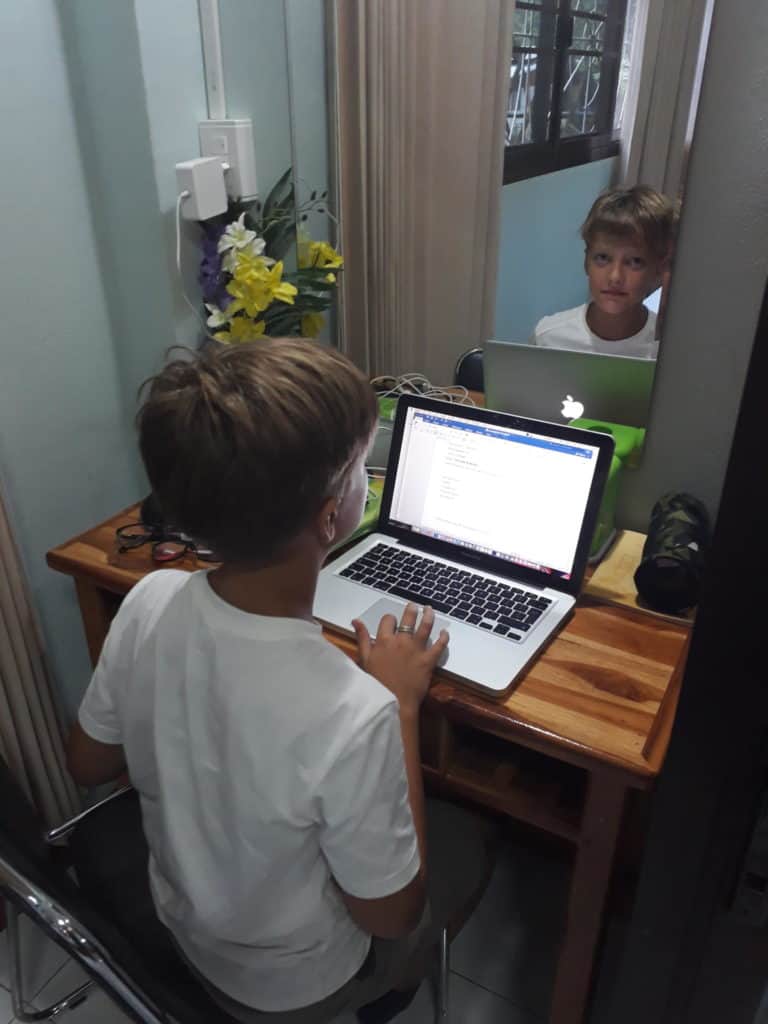 World schooling during a round the world trip with children