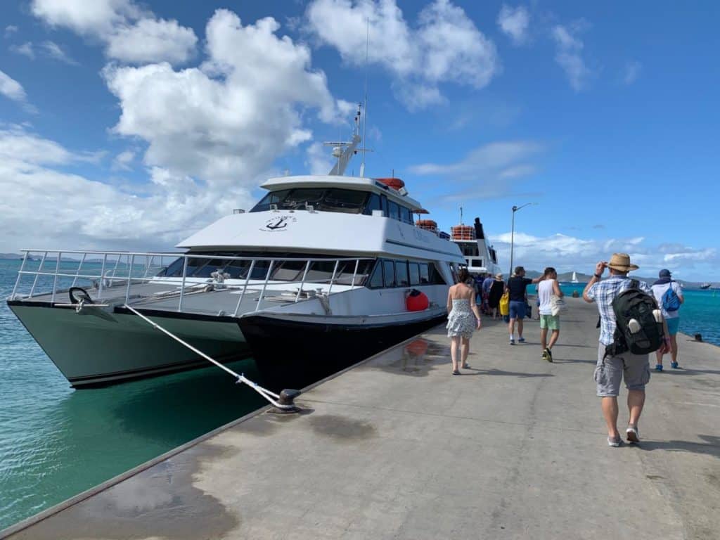 Catamaran to Virgin Gorda in the British Virgin Islands
