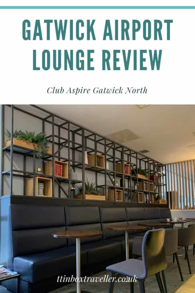 What to expect if you book into the Club Aspire lounge Gatwick North including food, drinks, facilitiesn and whether we think it is worth it for families #travel #airport #lounge #review #ukblog #blog #familytravel #Gatwick #London #North #terminal 