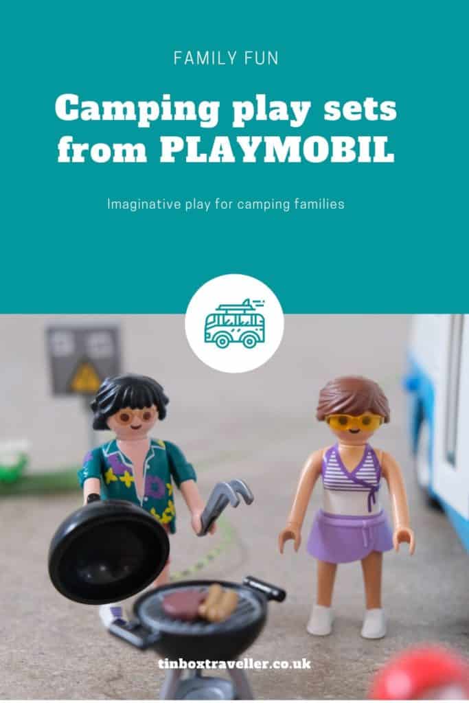 Recreate campsite and holiday fun at home with the PLAYMOBIL Family Camper camping play set and other toys in the Family Fun range. Here's our review of this toy for kids aged 4+. We were sent this set in exchange for a review on our blog #travel #toy #çamping #camper #mobilehome #camp #TinBoxTraveller #imaginative #play #set #gift #idea #present #kids
