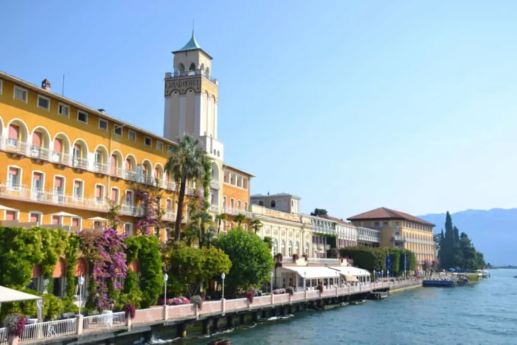 The Grand Hotel in Gardone Riviera on the shore of Lake Garda