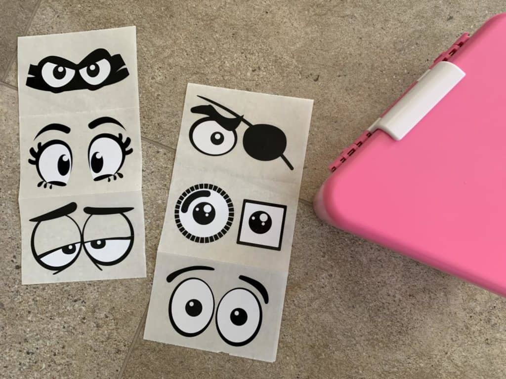 Teebee eye sticker set
