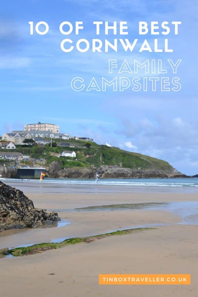 Looking for touring caravan sites in Cornwall that are great for families? Here's a bunch of campsites with beaches close by, kids activities or family facilities. All have oodles of family-friendly attractions close by! And some welcome tents or have self-catering accommodation too! #caravan #camping #SouthWest #England #UK #staycation #Cornwall #coast #beach #motorhome #campervan #travel #holiday #family #friendly #TinBoxTraveller #scenic #great #top #touring #sites