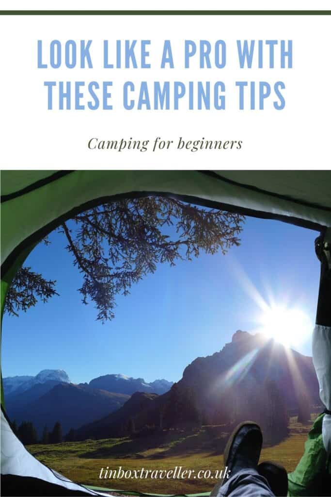 If you're planning a trip away in a tent, camper van or caravan arm yourself with these super simple camping tips to make yourself the envy of your campsite #camping #tips #hacks #tent #camp #TinBoxTraveller #family #holiday #travel #travelblog