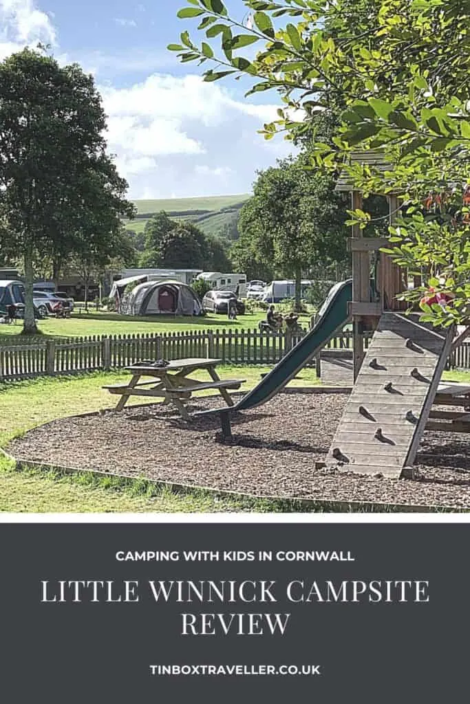 Looking for camping near St Austell? We can recommend the Little Winnick in Pentewan. It’s family and dog-friendly, and close to Cornwall’s top attractions #Cornwall #camping #campsite #travel #familytravel #campingwithkids #UK #England #caravan #campervan #TinBoxTraveller #travelblog #StAustell #Pentewan