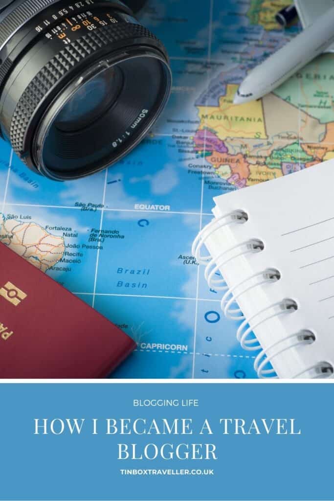 Thinking of setting up a blog? Or do you love finding out why people started their blogs? Here's the back story of how I became a travel blogger including how it all started, how I chose my blog name and a few tips for new influencers #blogging #tips #blogger #travelblogger #TinBoxTraveller #how #influencer #writetotravel #familytravelblog #blog