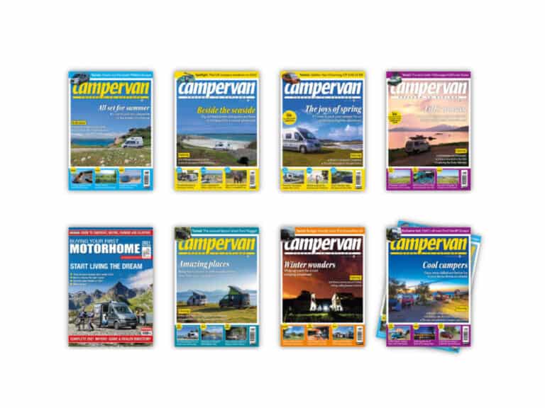 Campervan Magazine covers