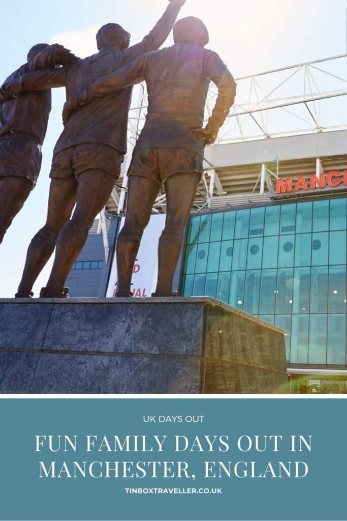 Planning a family day out in the capital of the North? Here's the best things to do in Manchester with kids from rainy days to active fun #Manchester #NorthEngland #England #UK #travel #family #daysout #attractions #kids #TinBoxTraveller 