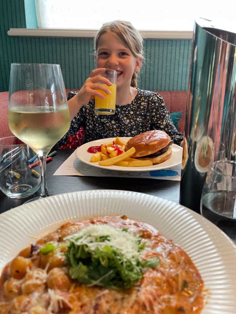 Family dining at Hotel Collingwood in Bournemouth