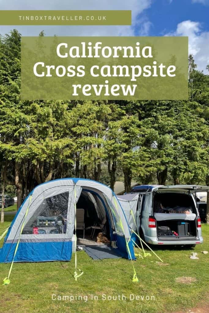 Looking for a small, family-friendly place to camp in South Devon? Read this California Cross campsite review including things to do close by #travel #Devon #SouthDevon #camping #campsite #review #travelblog #campervan #campervanlife #UK #England 