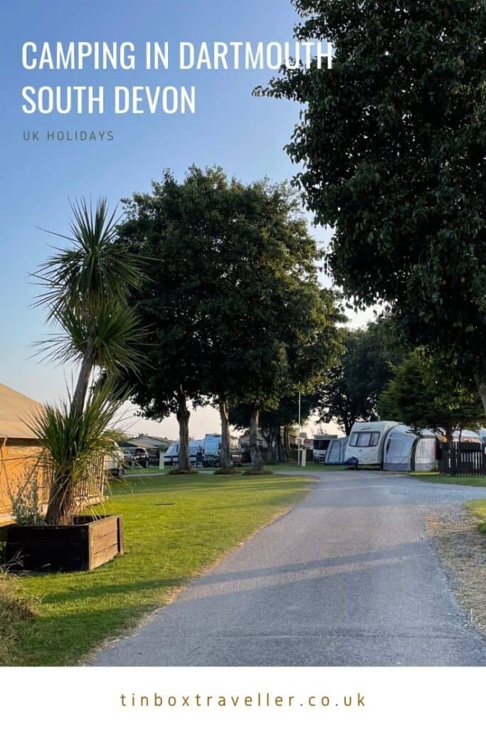 Looking for a campsite near a picturesque town and a stunning beach? Check out Dartmouth Camping and Caravanning Club site in South Devon #Devon #SouthDevon #camping #campsite #UK #England #review #travel #familytravel #caravanning 