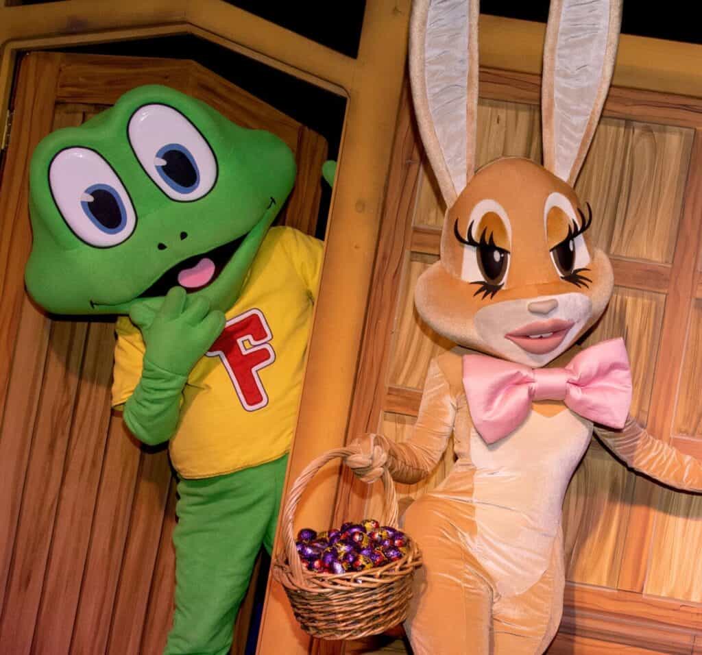 Caramel Bunny and Freddo Easter Show