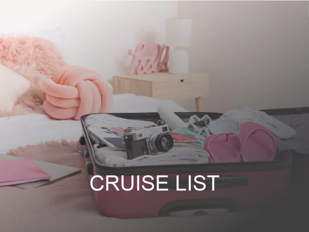 Cruise list button