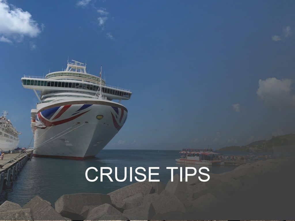 Cruise tips button