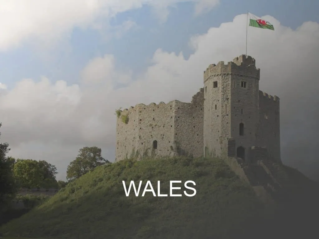 Wales destination button