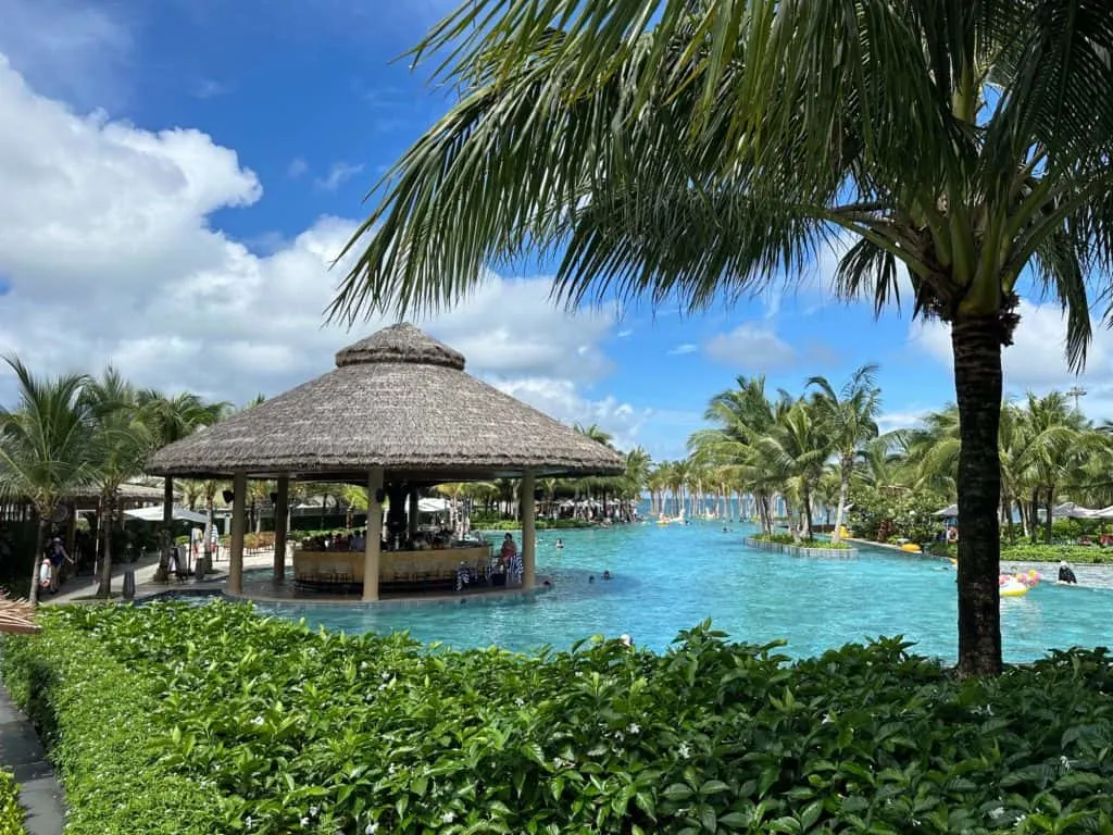 The pool bar at New World Phu Quoc Resort