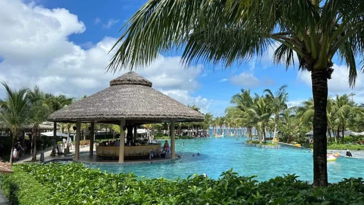 The pool bar at New World Phu Quoc Resort