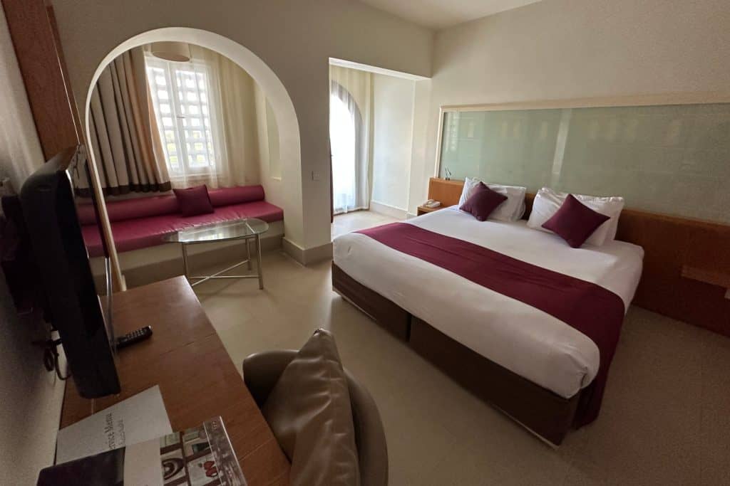 Nuestra habitación doble en el resort Mercure Hurghada en Egipto