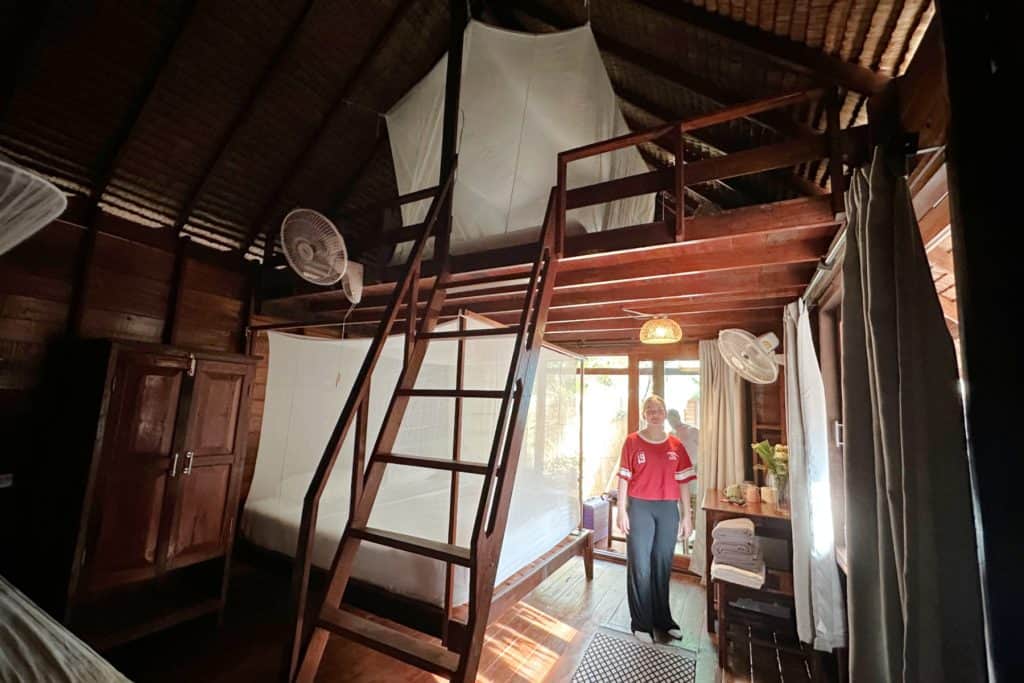 Inside beach bungalow at Forra in Koh Lipe, Thailand