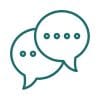 Speech bubbles symbol