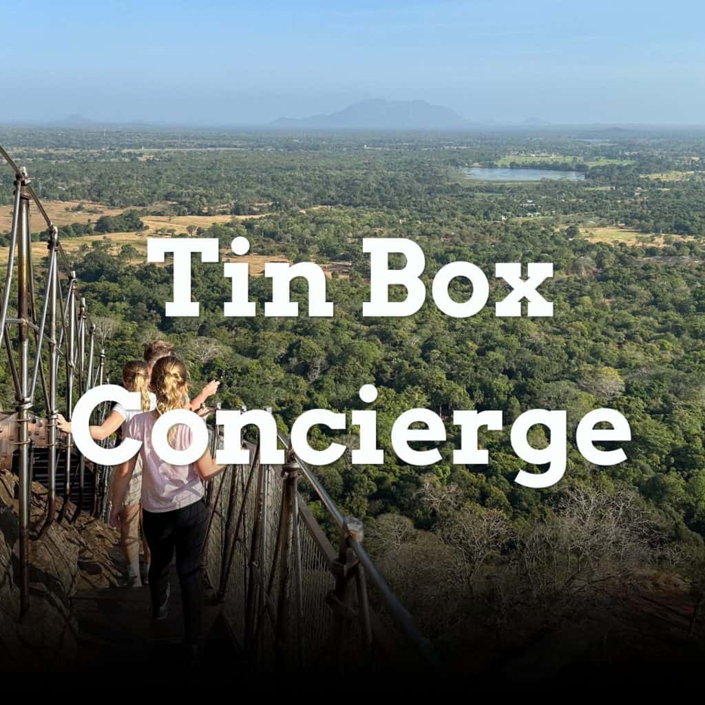 Tin Box Concierge button