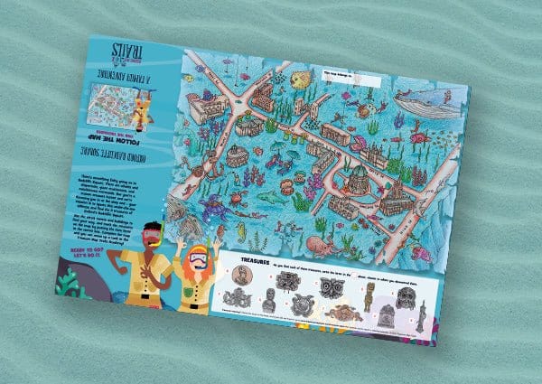 Oxford Radcliffe Square Treasure Map Trails map