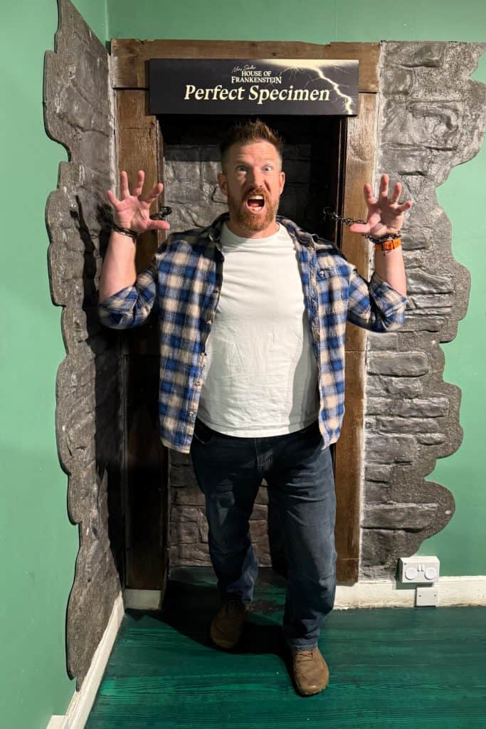 My husband play acting at being a dead body brought back to life